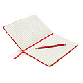 Deluxe A5 notebook with stylus pen, red