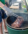 Deluxe canvas oven mitt