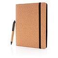 Deluxe cork portfolio A5 with pen