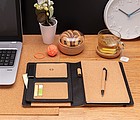 Deluxe cork portfolio A5 with pen