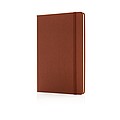 Deluxe hardcover PU A5 notebook, brown