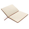 Deluxe hardcover PU A5 notebook, brown