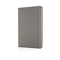 Deluxe hardcover PU A5 notebook, grey