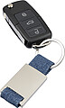 Denim keychain Ori, blue