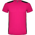 Detroit short sleeve kids sports t-shirt, dark pink, size 4