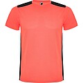 Detroit short sleeve unisex sports t-shirt, fluor coral, size S