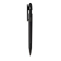 Devin GRS certified RABS pen transparent, black