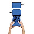 Dillon AWARE™ RPET foldable sports bag, royal blue