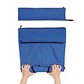 Dillon AWARE™ RPET lightweight foldable backpack, royal blue