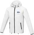 Dinlas mens lightweight jacket, white, L