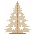 DIY wooden silhouette Christmas tree