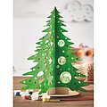 DIY wooden silhouette Christmas tree