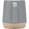 Dolce 300 ml ceramic mug with matt finish, grey