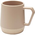 Dolce 300 ml ceramic mug with matt finish, oatmeal