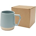 Dolce 300 ml ceramic mug with matt finish, reef blue