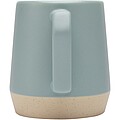 Dolce 300 ml ceramic mug with matt finish, reef blue