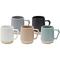 Dolce 300 ml ceramic mug with matt finish, reef blue