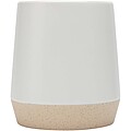 Dolce 300 ml ceramic mug with matt finish, white