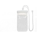 Dombay waterproof phone pouch size L, white