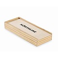 Domino and cards set, wood