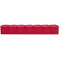 Dose 7-day multi-vitamin organiser, red