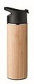 Double wall bamboo flask 450ml