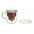 Double wall borosilicate mug