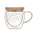 Double wall borosilicate mug