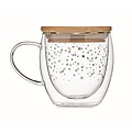 Double wall borosilicate mug