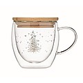 Double wall borosilicate mug