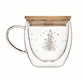 Double wall borosilicate mug