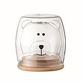 Double wall borosilicate mug