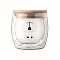 Double wall borosilicate mug