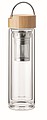 Double wall glass bottle 400ml