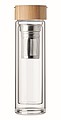 Double wall glass bottle 400ml