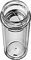 Double wall glass bottle with stainless steel sieve, leakproof