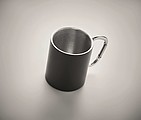 Double wall metal mug 300 ml