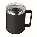 Double wall mug 400ml, black