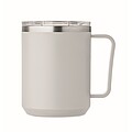 Double wall mug 400ml, grey