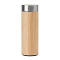 Double wall SS/bamboo bottle