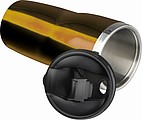 Double wall stainless steel mug, 480 ml