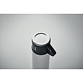 Double wall stainless steel vacuum insulated flask with leak-free cup lid