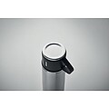 Double wall stainless steel vacuum insulated flask with leak-free cup lid