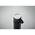 Double wall stainless steel vacuum insulated flask with leak-free cup lid
