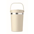 Double wall tumbler 350 ml, beige