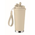 Double wall tumbler 500ml, beige
