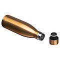 Double wall vacuum bottle
