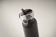 Double wall vacuum insulating bottle