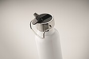 Double wall vacuum insulating bottle