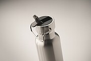 Double wall vacuum insulating bottle